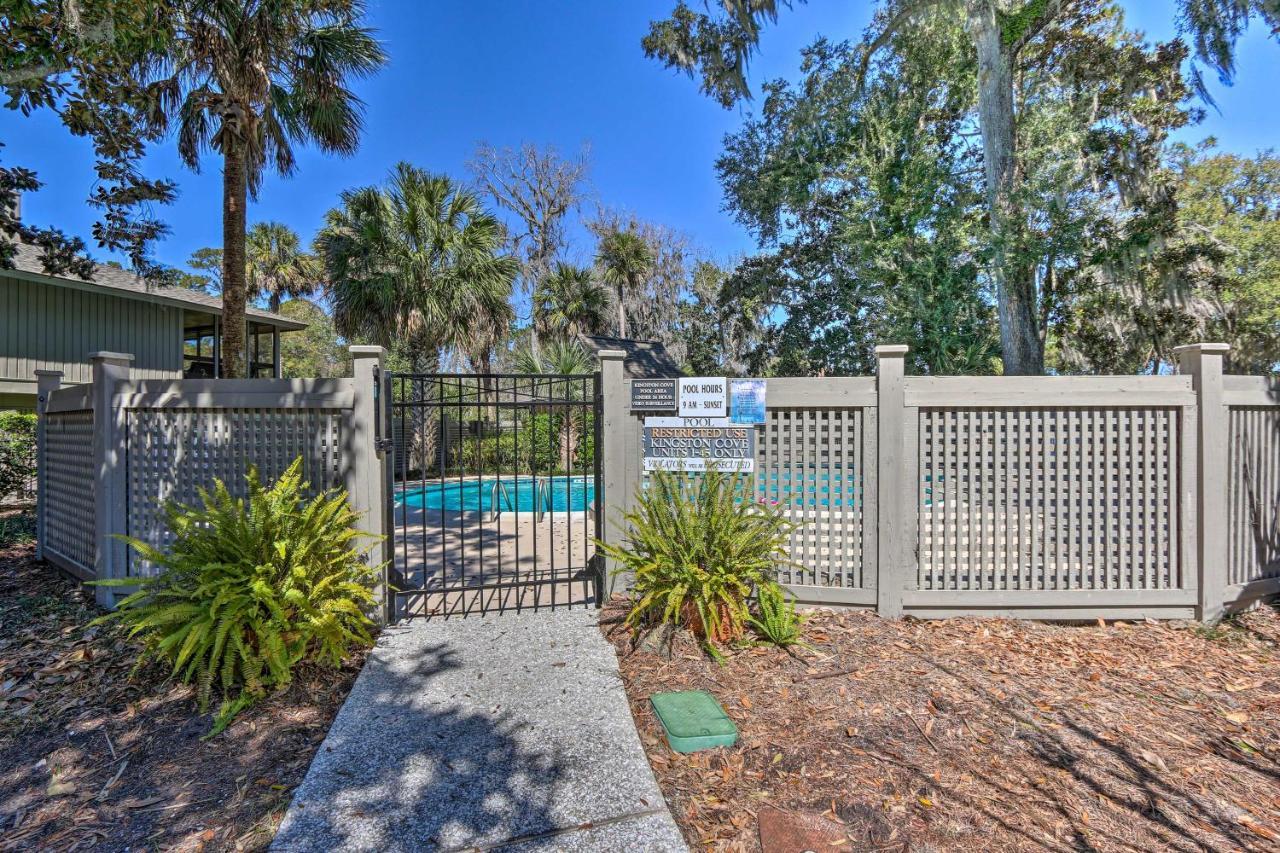 Coastal Oasis With Pool - Walk To Coligny Beach Park ヒルトンヘッドアイランド エクステリア 写真