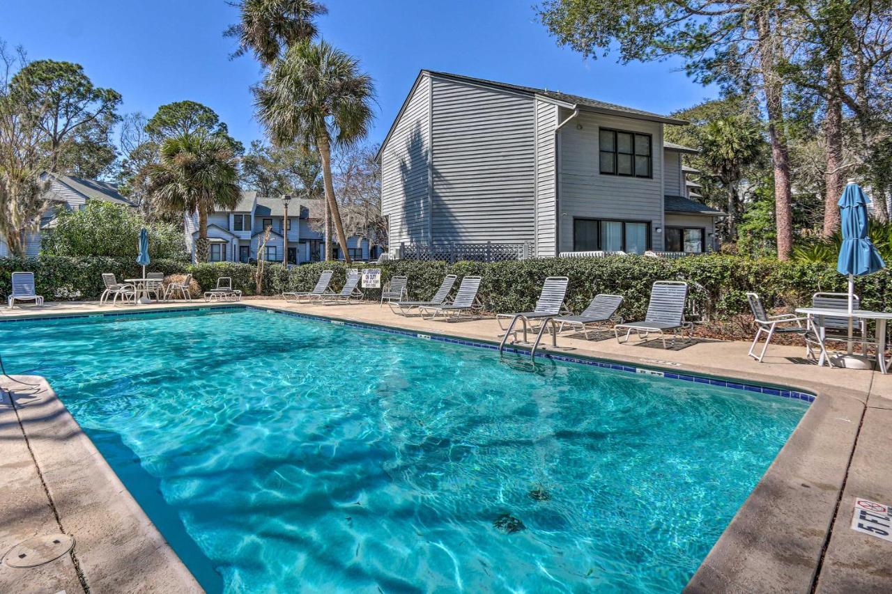 Coastal Oasis With Pool - Walk To Coligny Beach Park ヒルトンヘッドアイランド エクステリア 写真