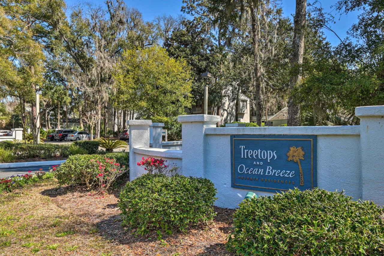 Coastal Oasis With Pool - Walk To Coligny Beach Park ヒルトンヘッドアイランド エクステリア 写真